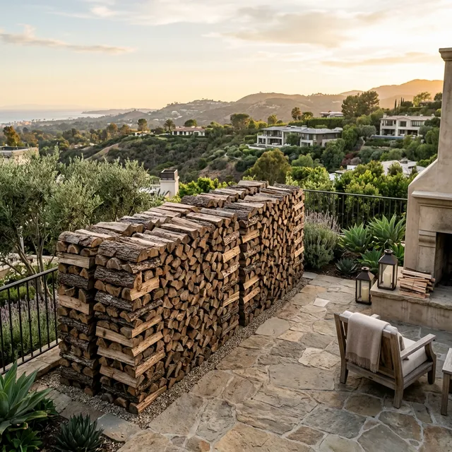 Full Cord Firewood Stack